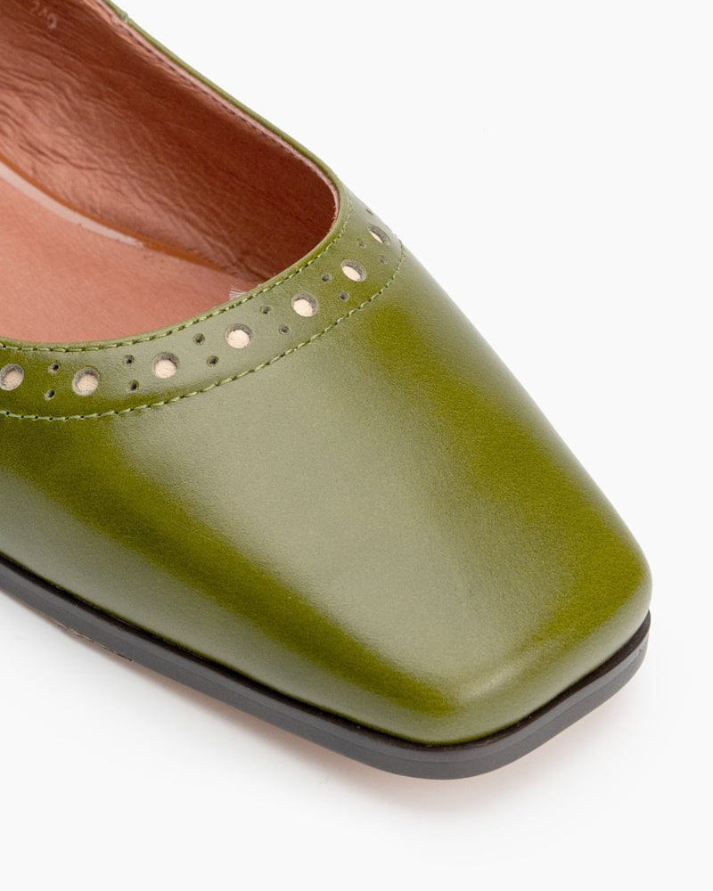 Mary Janes Square Toe Chunky Heeled Pumps