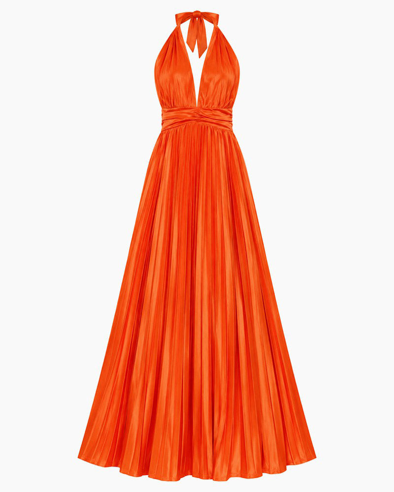 Glamorous-Party-Halter-Pleated-Maxi-Gown-Dress-22