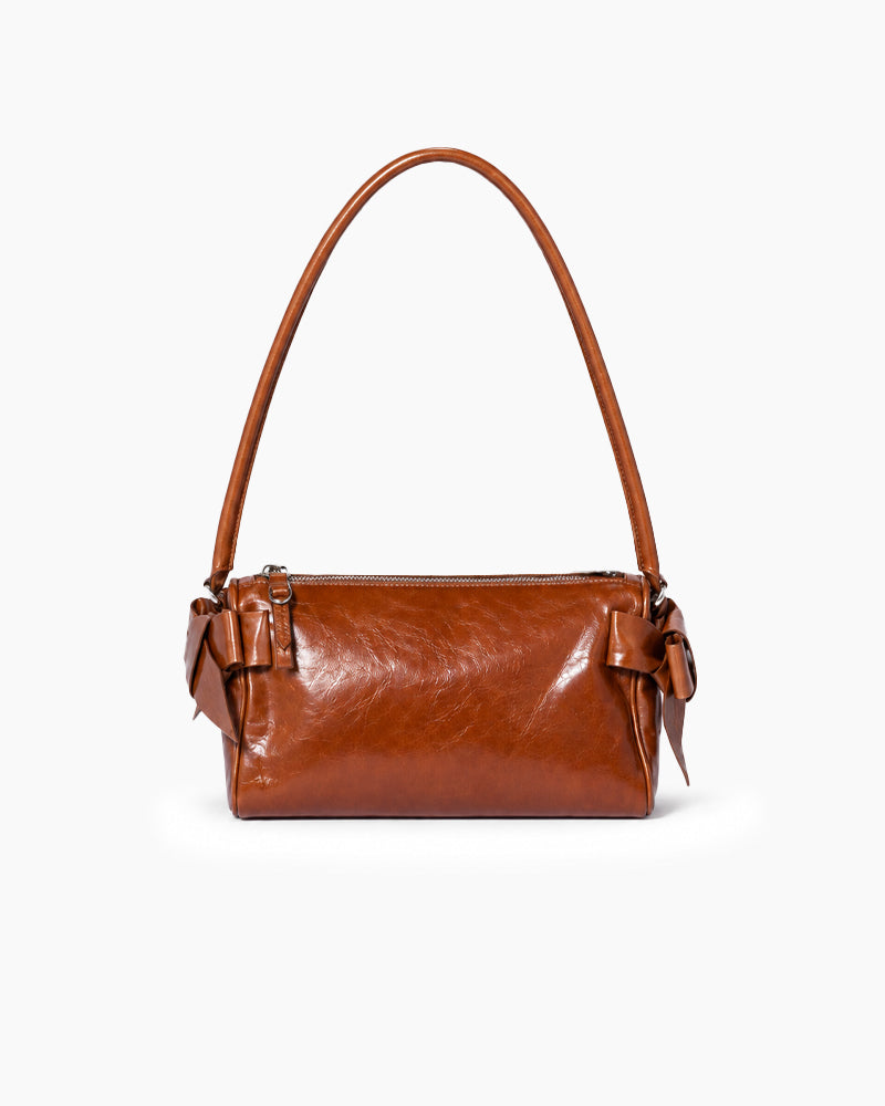Cafe-Stroll-Shiny-Leather-Bow-Shoulder-Bag-17