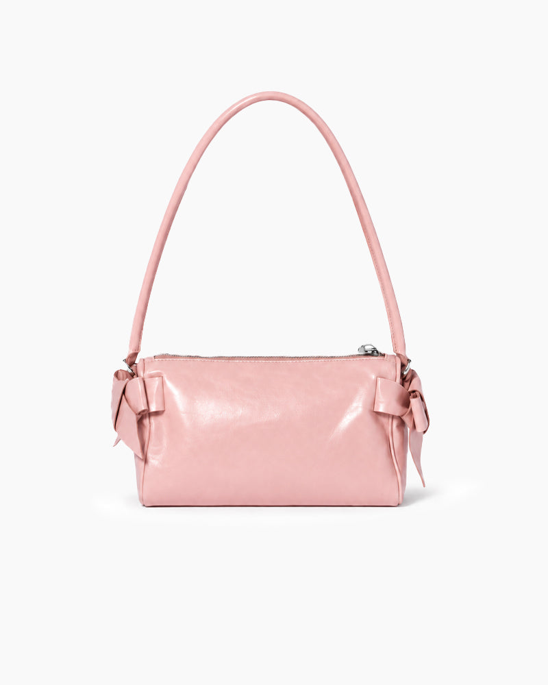 Cafe-Stroll-Shiny-Leather-Bow-Shoulder-Bag-19