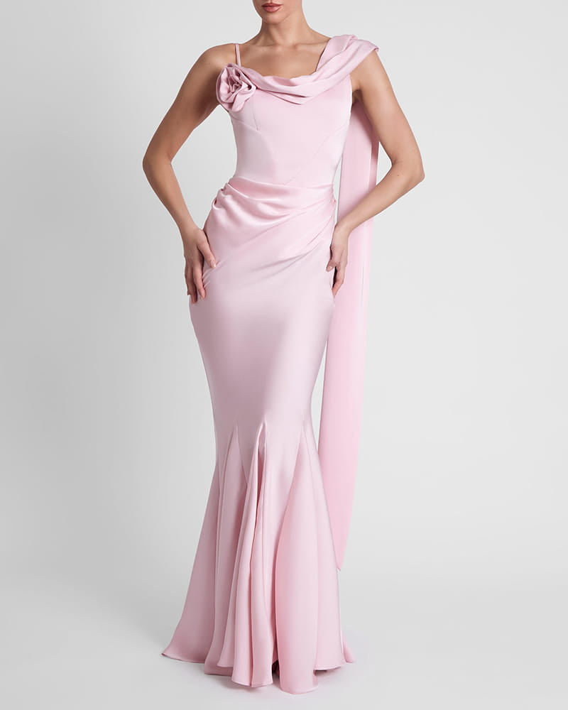 Romantic-Evening-Ruffled-Satin-Mermaid-Dress-13