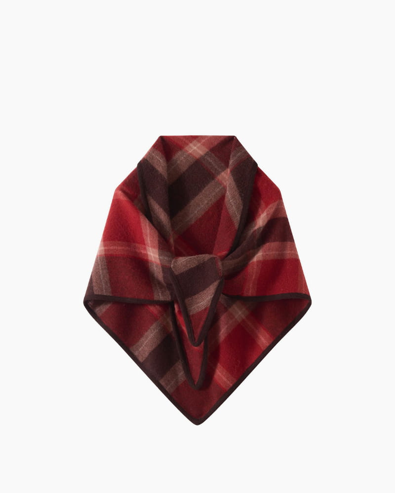 Cozy-Winter-Plaid-Wool-Triangle-Neck-Scarf-7