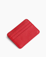 Slim Top Grain Leather Card Holder