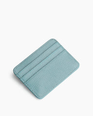 Slim Top Grain Leather Card Holder