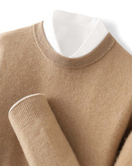 Men's Mongolian Cashmere Crewneck Sweater