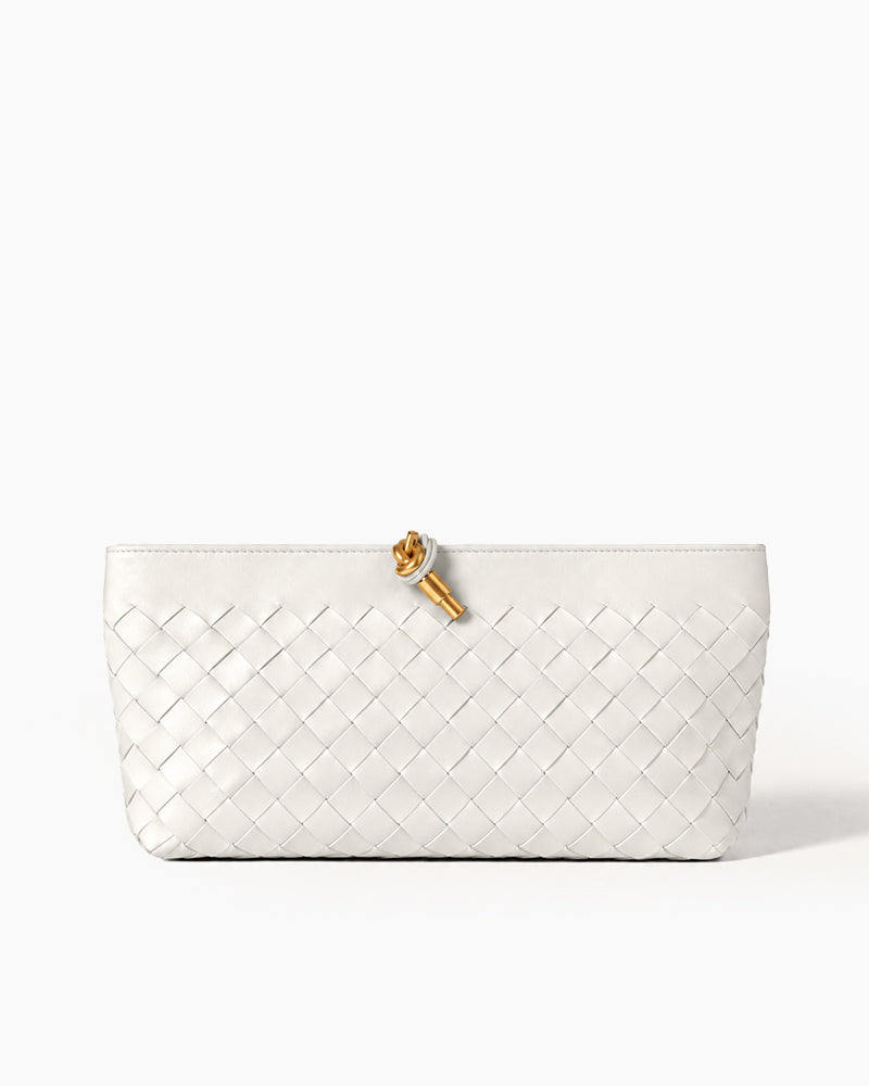 Black-Woven-Leather-Everyday-Zip-Clutch-14