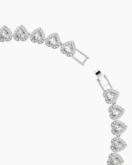Mixed Cut Heart Necklace