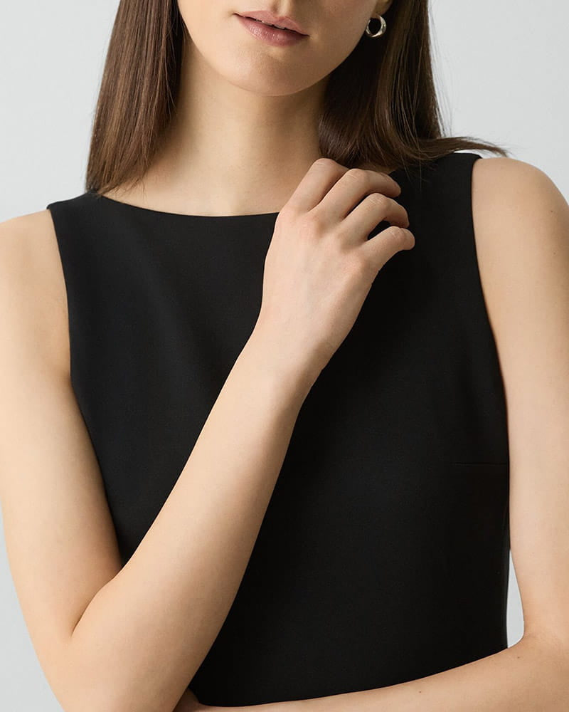 Elegant-Office-Ready-Square-Neck-Corset-Maxi-Dress-3