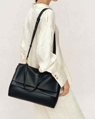 Multi-Way Large Double Flap Convertible Shoulder Bag