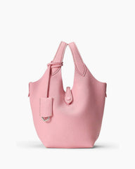 Refined Mini Pebbled Leather Shoulder Bag