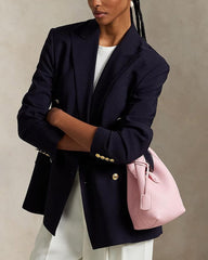 Refined Mini Pebbled Leather Shoulder Bag