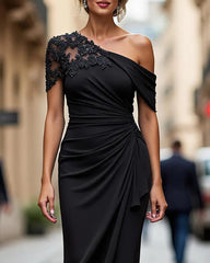 Elegant-Evening-Garden-One-Shoulder-Embellished-Gown-1