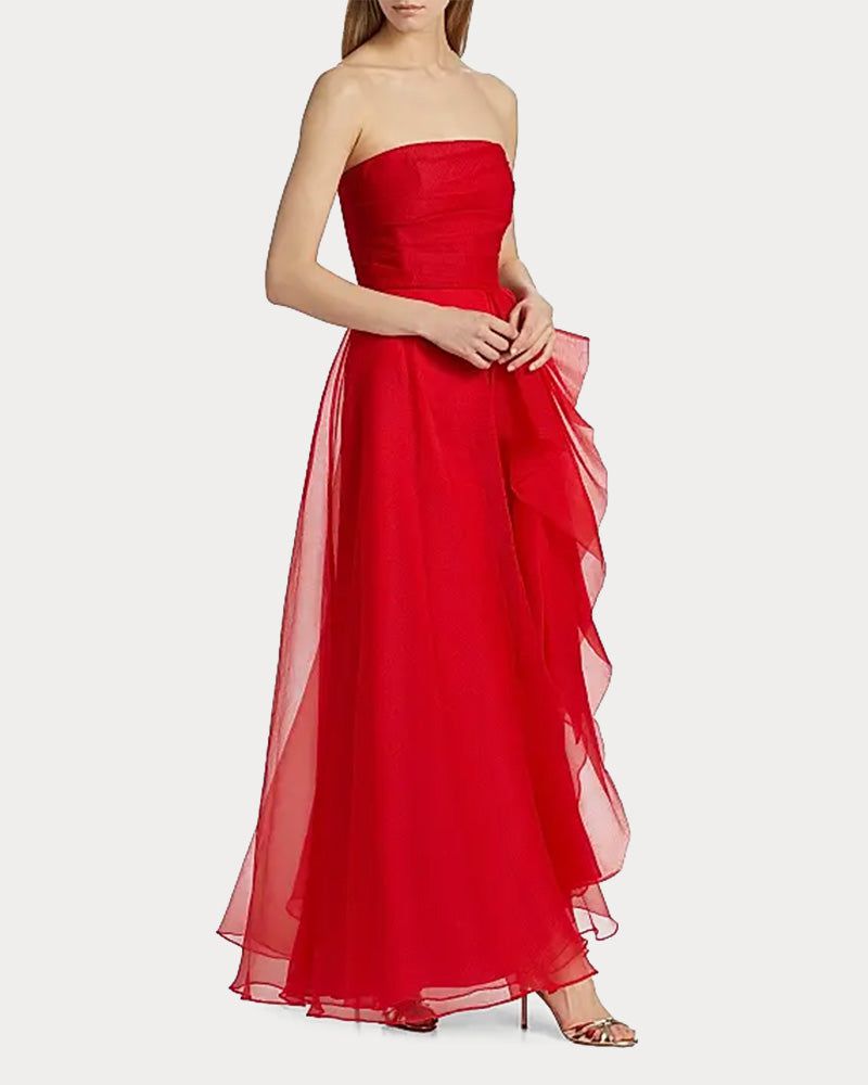 womens-charity-gala-strapless-draped-evening-gown